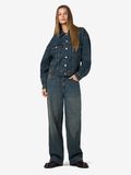 Product image thumbnail - NMFANJA JEANSJACKE, Dark Blue Denim | 4