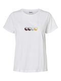 Noisy May EMBROIDERED PEACE PRINT T-SHIRT, Bright White, highres - 27016444_BrightWhite_001.jpg