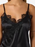 Product image thumbnail - SATIN TRÄGERTOP, Black | 6