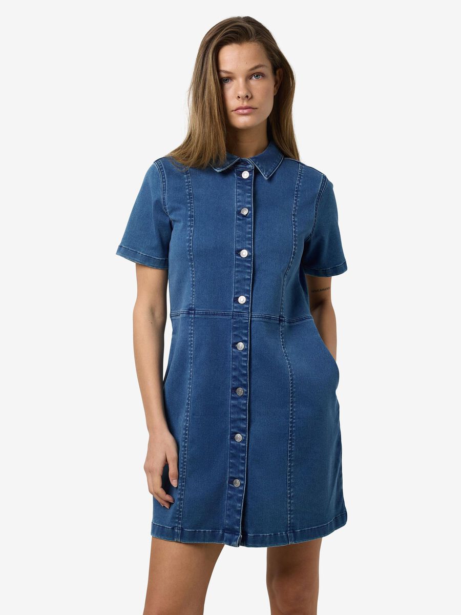 Noisy May NMNISA DENIM DRESS, Medium Blue Denim, highres - 27032702_MediumBlueDenim_007.jpg