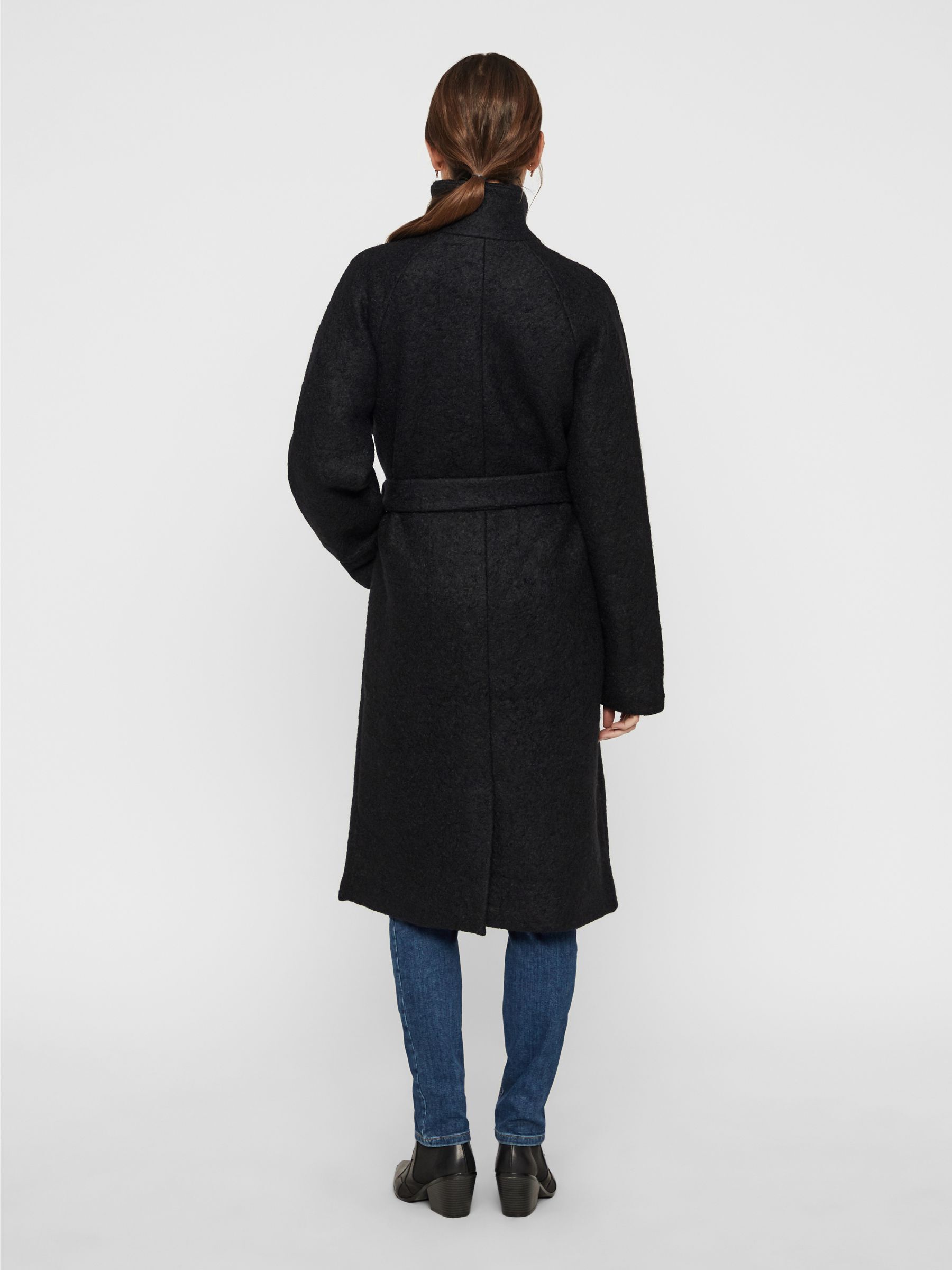 Ganni fenn long wrap coat store