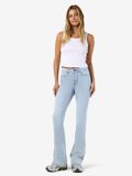 Product image thumbnail - NMSALLIE FLARED JEANS, Light Blue Denim | 7