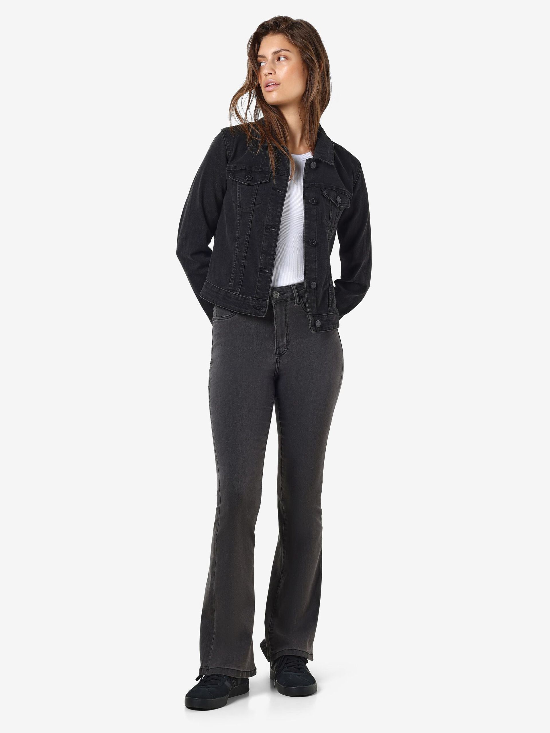 Carousel image - KORT DENIMJAKKE, Black | 4