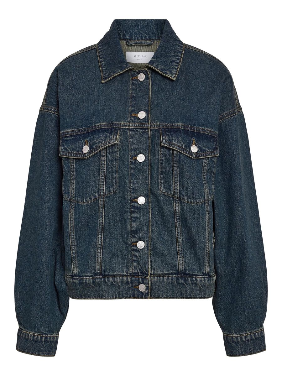 Noisy May NMFANJA JEANSJACKA, Dark Blue Denim, highres - 27034554_DarkBlueDenim_001.jpg