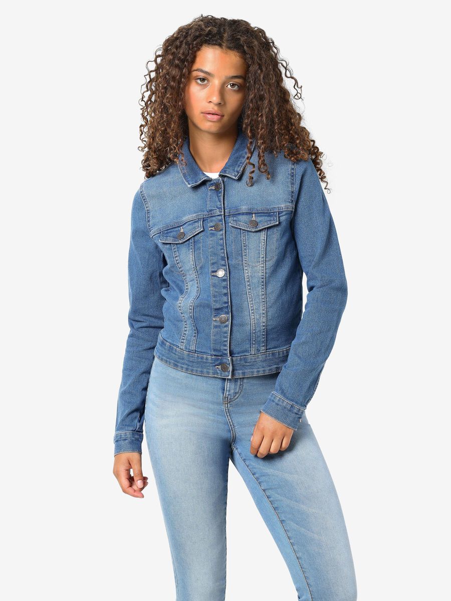 Noisy May SHORT DENIM JACKET, Medium Blue Denim, highres - 27001163_MediumBlueDenim_007.jpg
