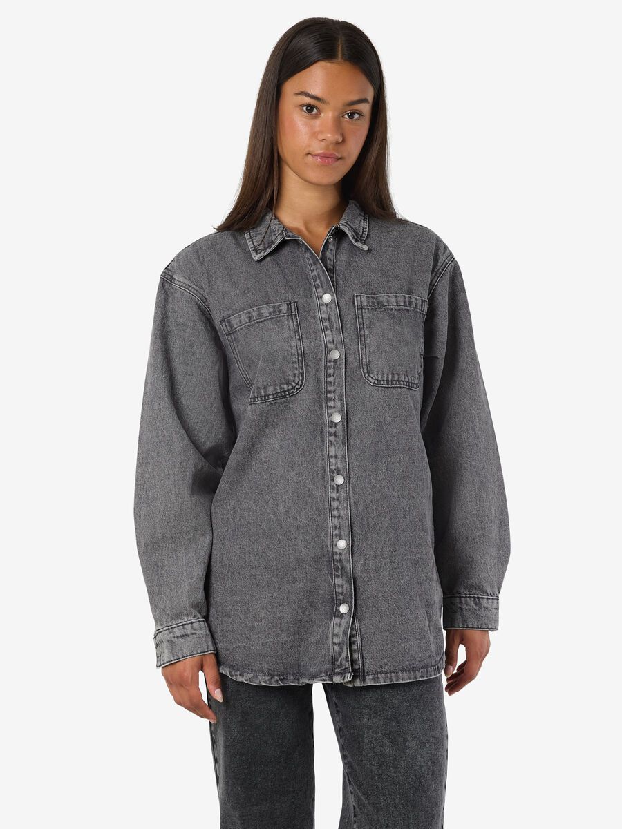 Product carousel image - FARKKUKANKAINEN PAITATAKKI, Medium Grey Denim | 2