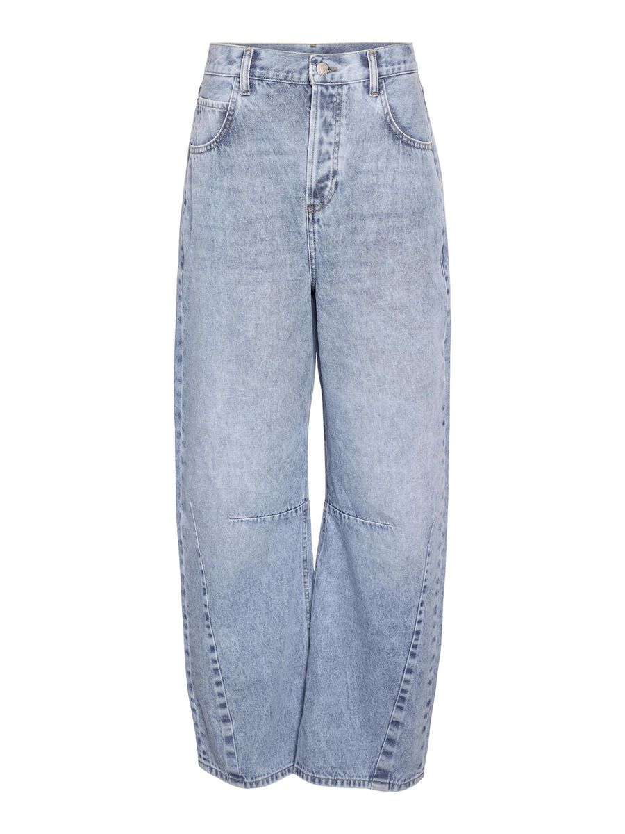 Noisy May NMSUSANNA BARREL FIT JEANS, Light Blue Denim, highres - 27036328_LightBlueDenim_001.jpg