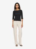 Product image thumbnail - NMMAYA  3/4 SLEEVED BLOUSE, Black | 3