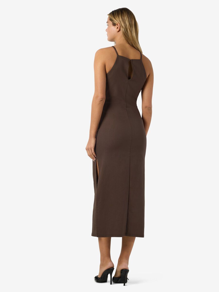Carousel image - NMWAYNE MIDI DRESS, Chocolate Brown | 5