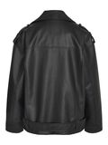 Product image thumbnail - KURTKA Z IMITACJI SKÓRY, Black | 7