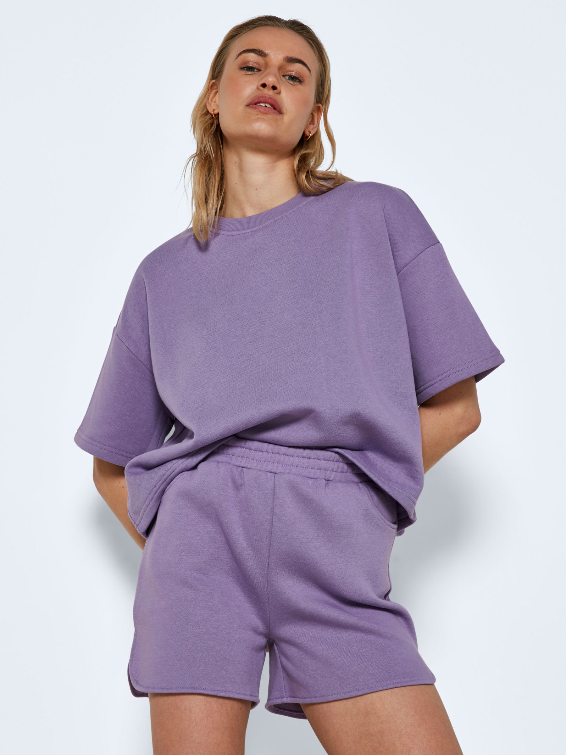 High waisted sweat online shorts