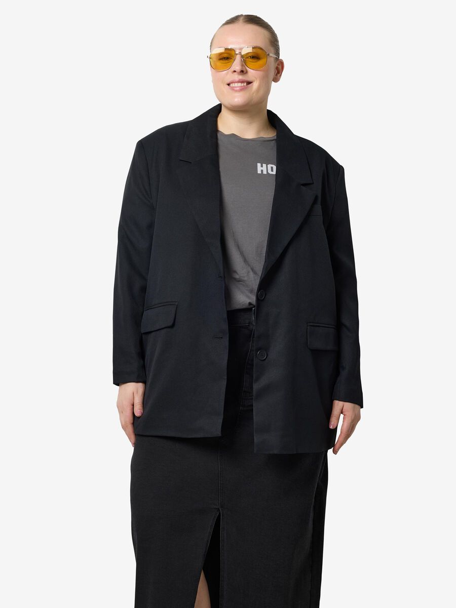 Noisy May CURVE OVERSIZED BLAZER, Black, highres - 27024968_Black_003.jpg