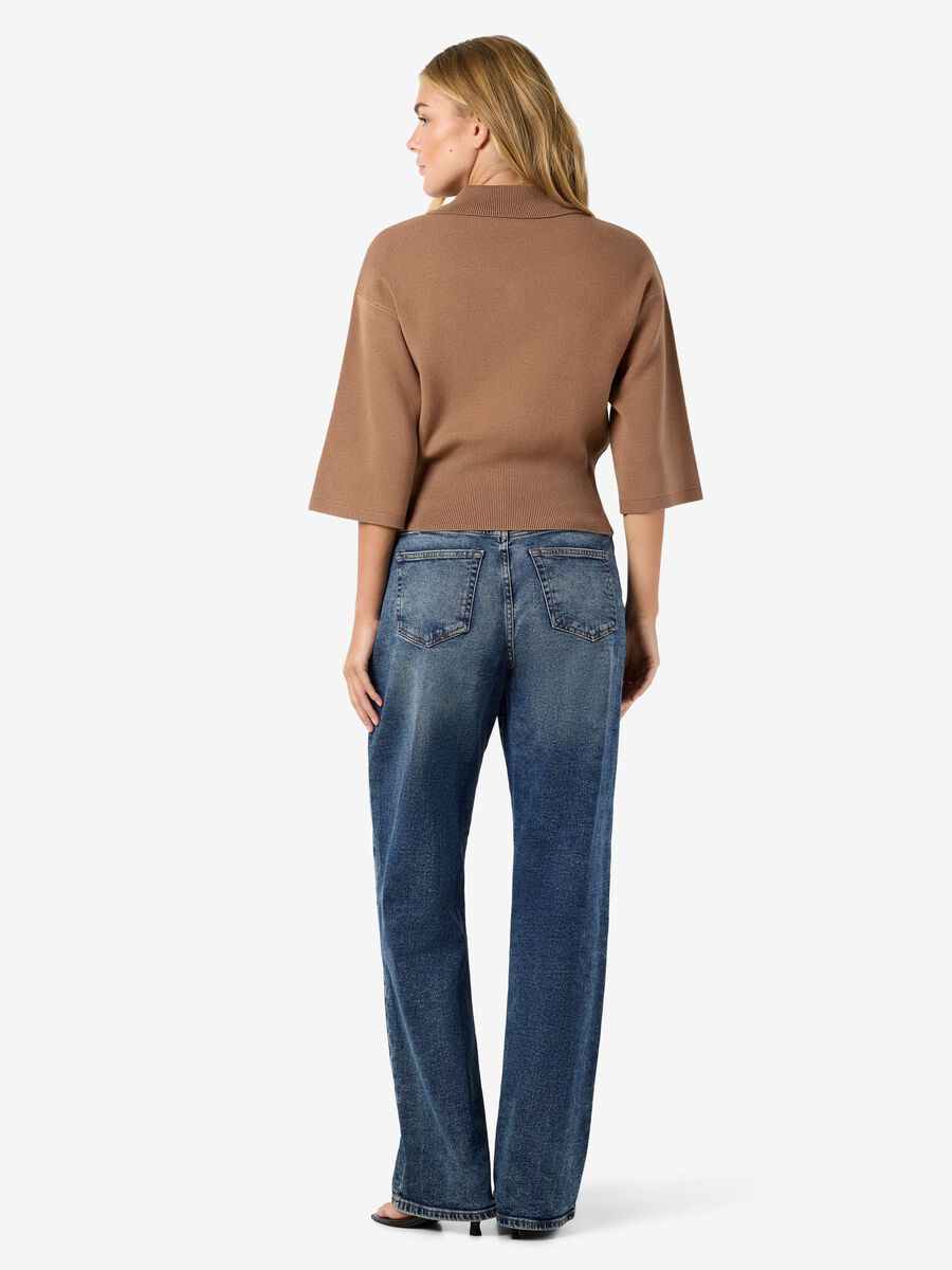 Carousel image - POLO STYLE CARDIGAN, Toasted Coconut | 3