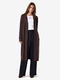 Product image thumbnail - LONG OPEN CARDIGAN, Chocolate Brown | 6