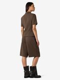 Product image thumbnail - NMMONNA SHORT SLEEVES BLAZER, Chocolate Brown | 3
