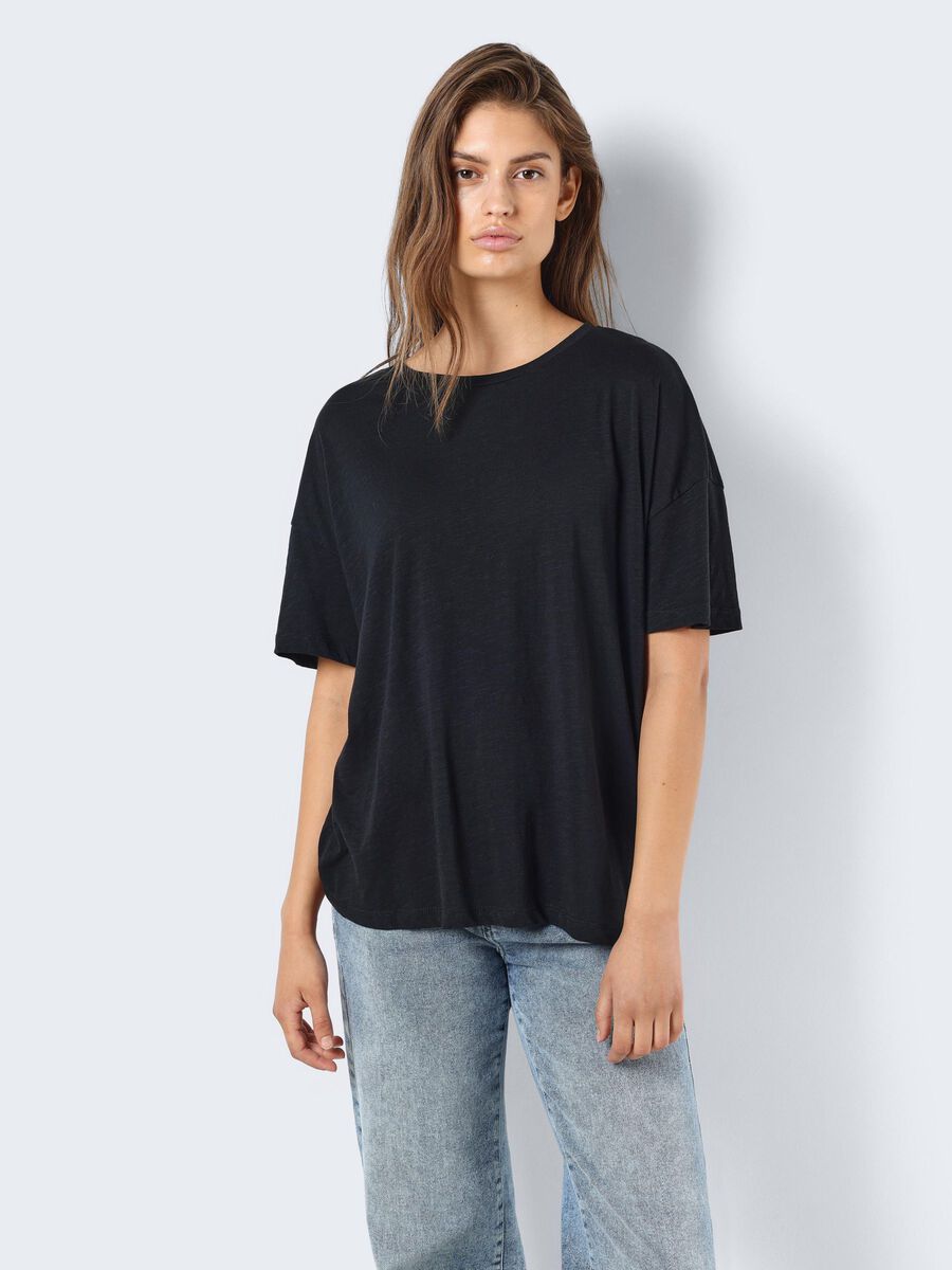 Noisy May OVERSIZED T-SHIRT, Black, highres - 27021341_Black_007.jpg