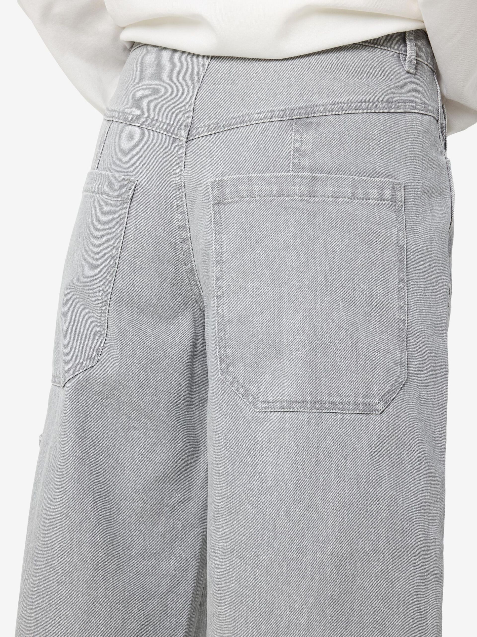 Carousel image - DENIM JEAN JUPE-CULOTTE, Light Grey Denim | 8