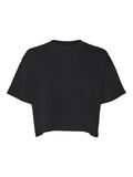 Noisy May SHORT SLEEVED SEMI CROPPED TOP, Black, highres - 27023863_Black_001.jpg