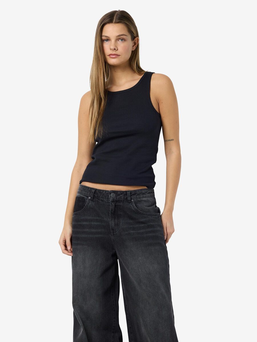 Noisy May NMMAYA TANKTOP, Black, highres - 27033135_Black_003.jpg