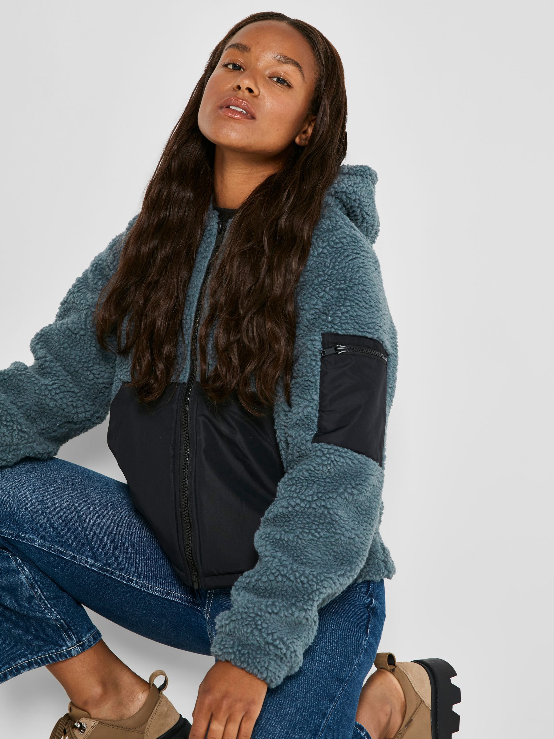 noisy may teddy jacket