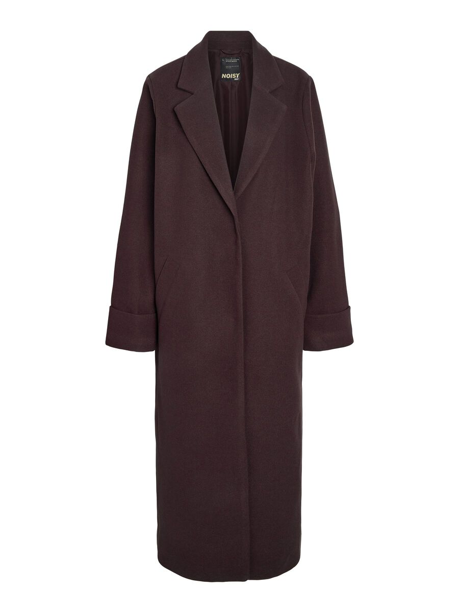 Carousel image - MODÈLE LONG MANTEAU, Chocolate Plum | 2