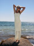 Product image thumbnail - NMLOUISE MESH MAXIKLEID, French Vanilla | 8