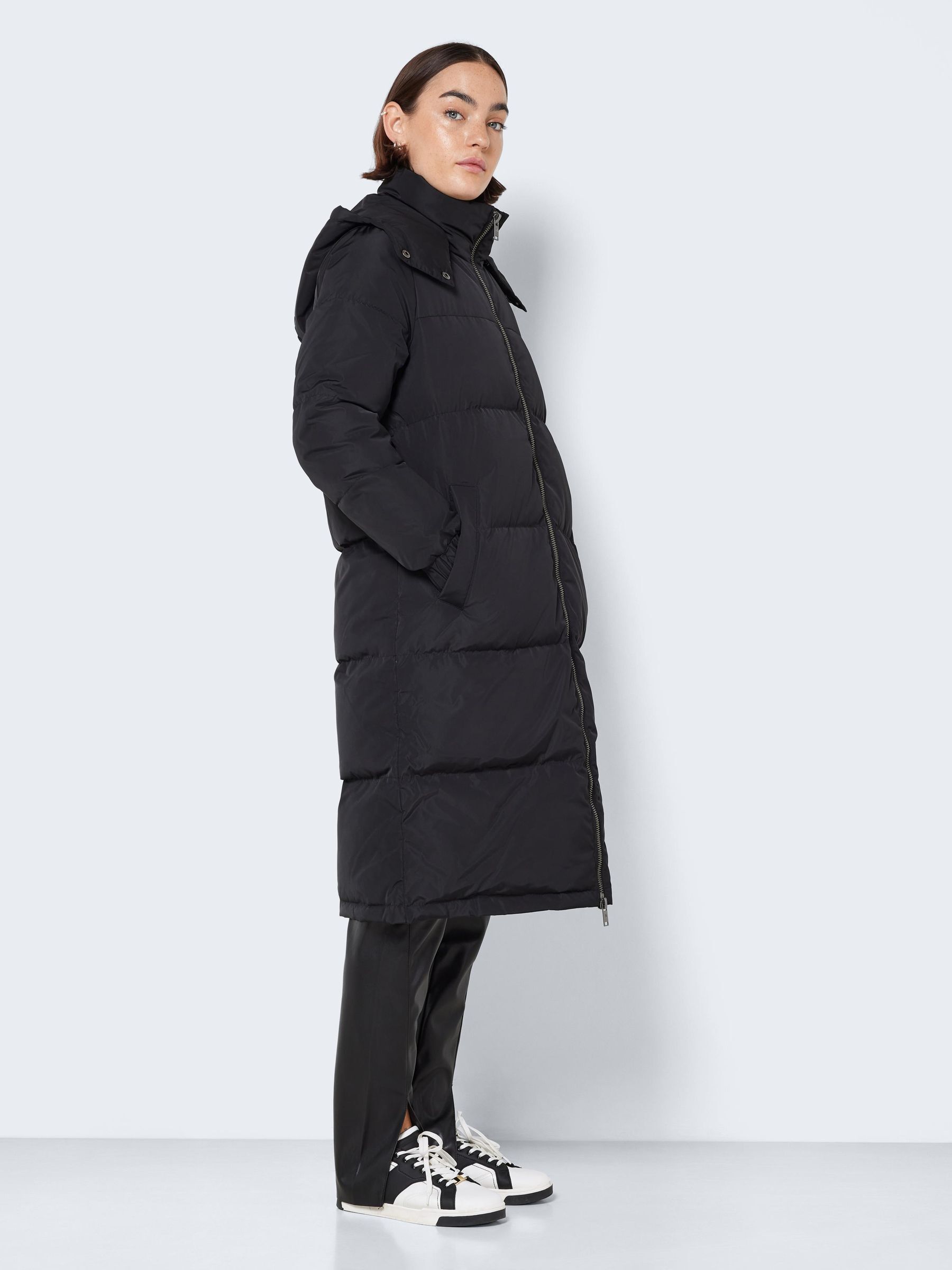 LONG PUFFER JACKET Black NOISY MAY