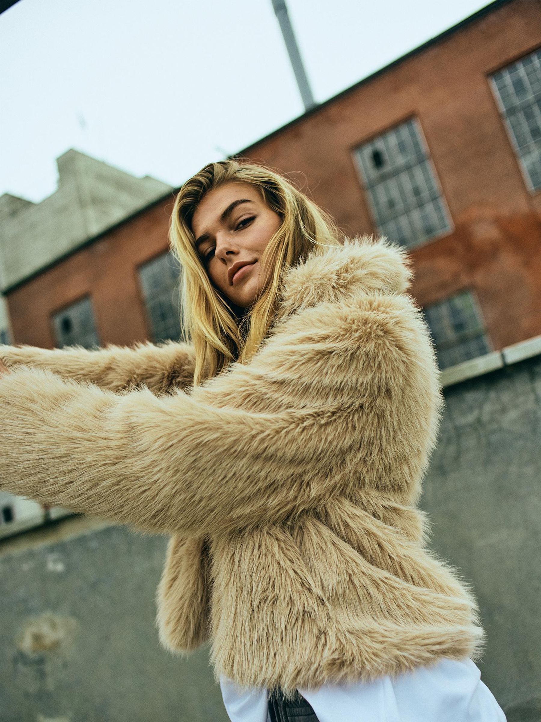 Noisy may faux fur hot sale