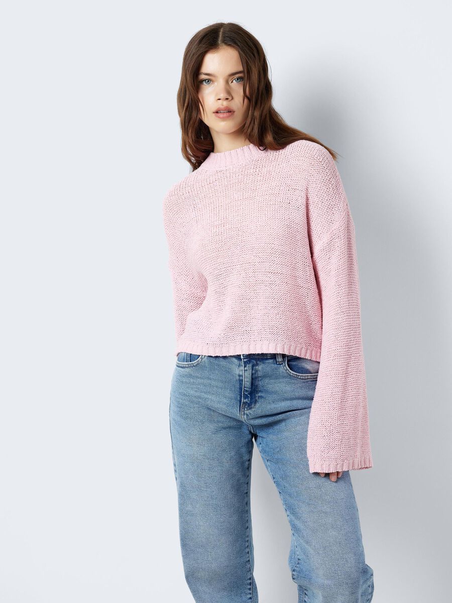 Noisy May CROPPED STRIKKET PULLOVER, Pirouette, highres - 27030384_Pirouette_007.jpg