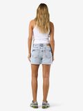 Product image thumbnail - HIGH-WAISTED DENIM SHORTS, Light Blue Denim | 3