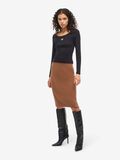 Product image thumbnail - KNITTED MIDI SKIRT, Argan Oil | 3