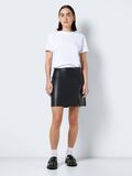 Noisy May COATED HIGH WAISTED SKIRT, Black, highres - 27021277_Black_004.jpg