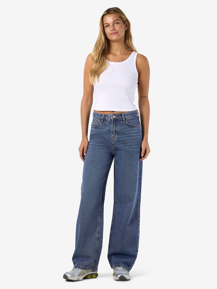 Product carousel image - NMALEXA LOOSE FIT JEANS, Medium Blue Denim | 2