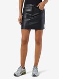 Product image thumbnail - PU FAUX LEATHER SKIRT, Black | 1