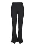 Noisy May HIGH WAIST FLARED TROUSERS, Black, highres - 27015320_Black_001.jpg