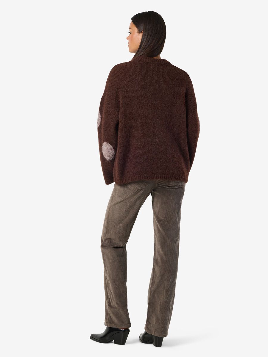 Carousel image - NMSUTTON JUMPER, French Roast | 3