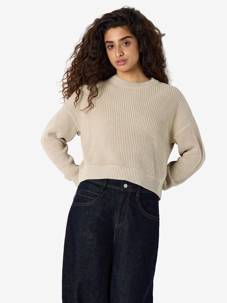 Carousel image 6 STRIKKET PULLOVER, Silver Lining