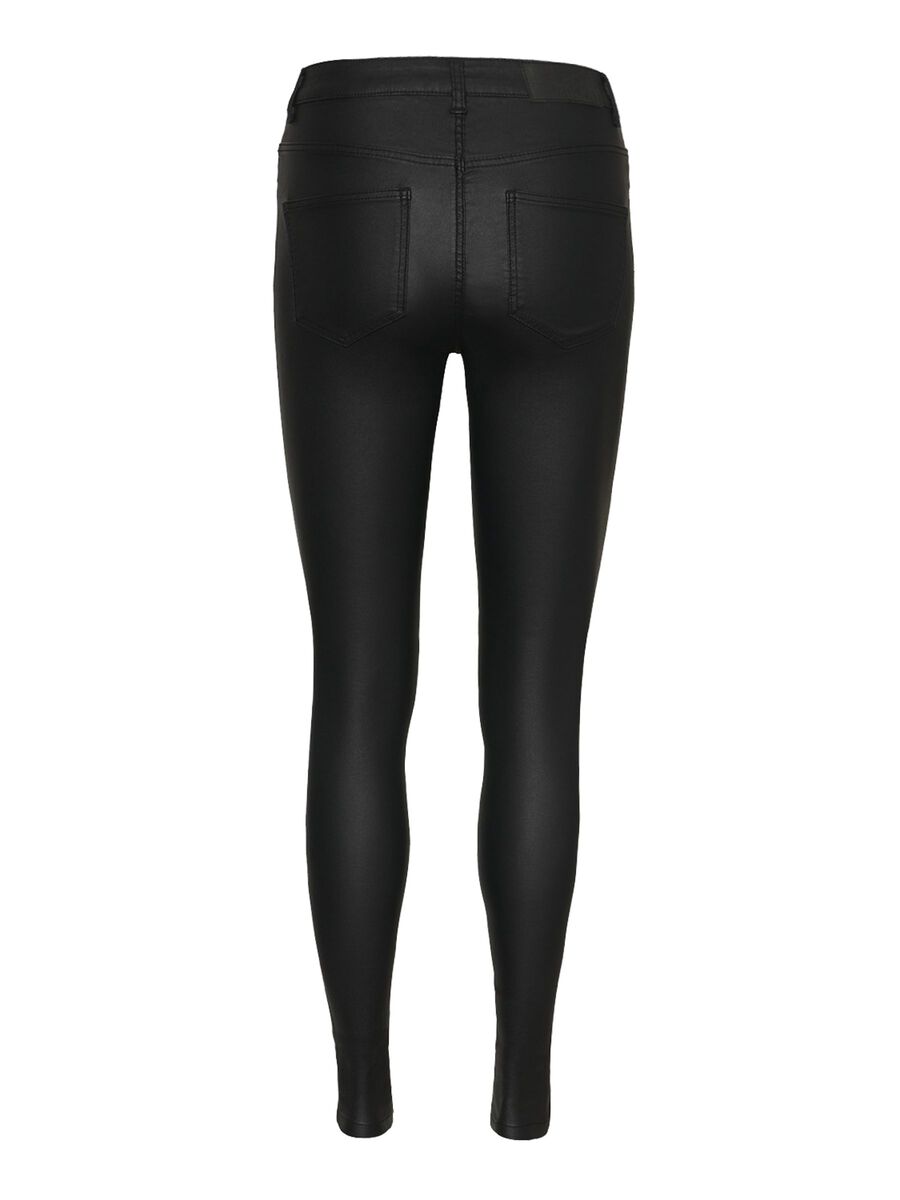 Carousel image - NMCALLIE SKINNY FIT JEANS, Black | 7