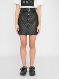 Noisy May QUILTED FAUX LEATHER SKIRT, Black, highres - 27016271_Black_003.jpg