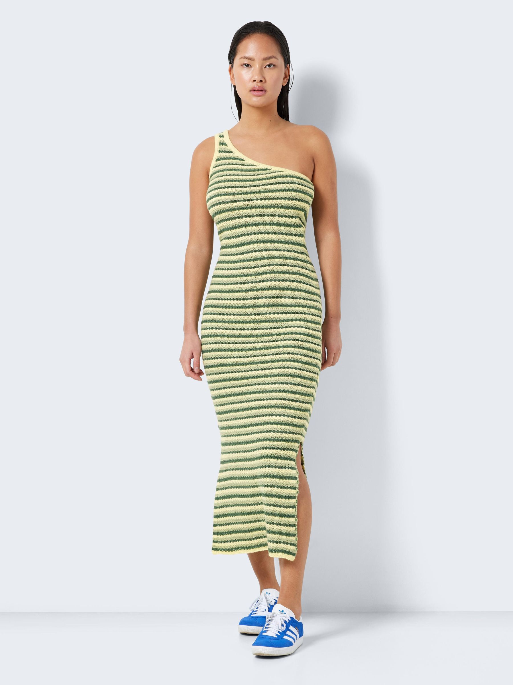 Knitted one sales shoulder dress