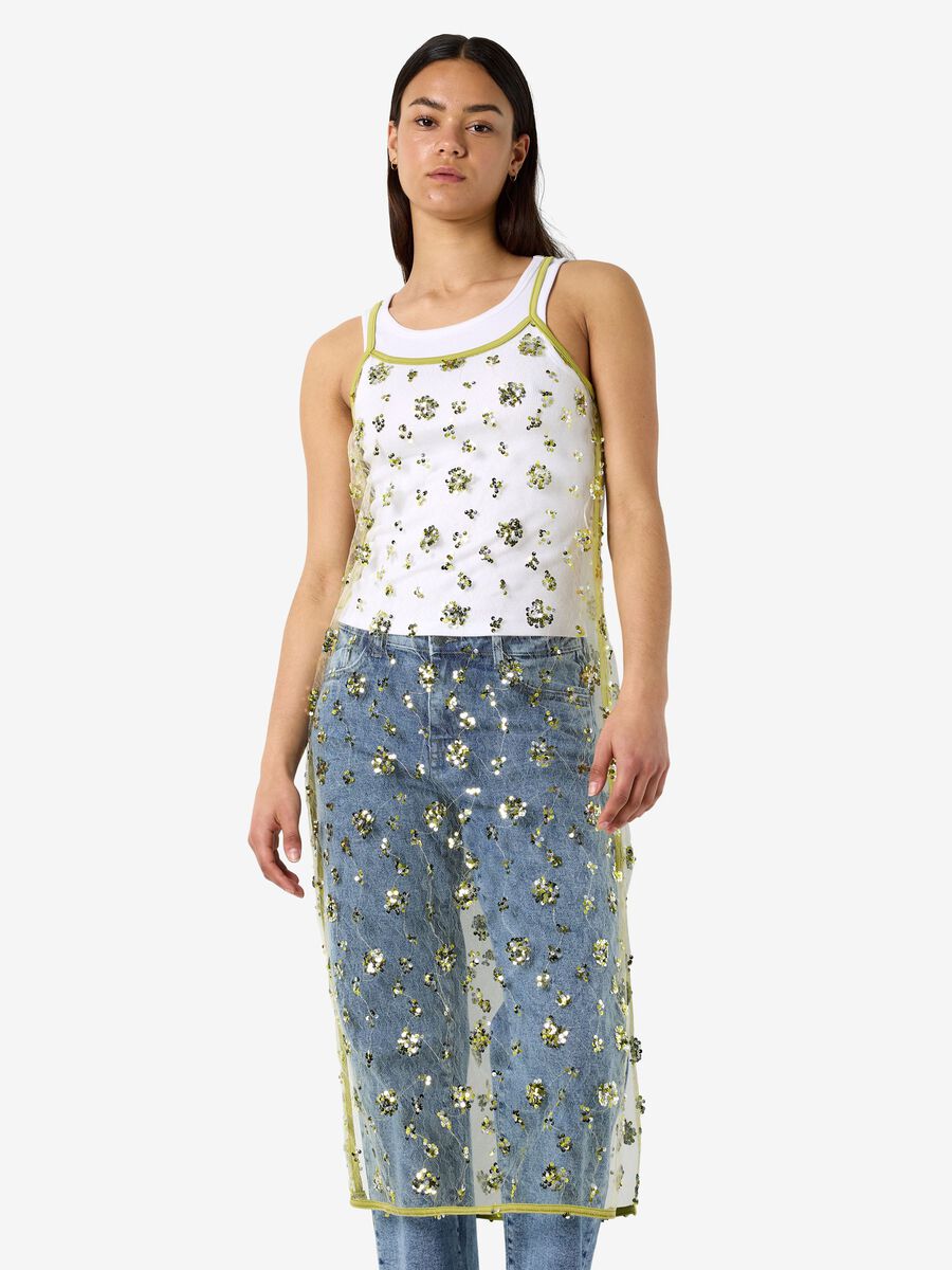 Product tile image - NMZIGGA SEQUIN MIDI DRESS, Daiquiri Green | 27038701_DaiquiriGreen