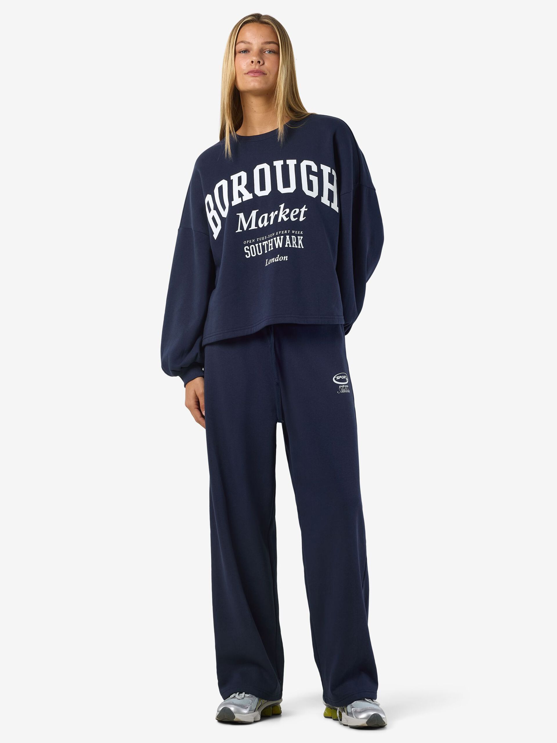 Carousel image - PRINT SWEATSHIRT, Navy Blazer | 4