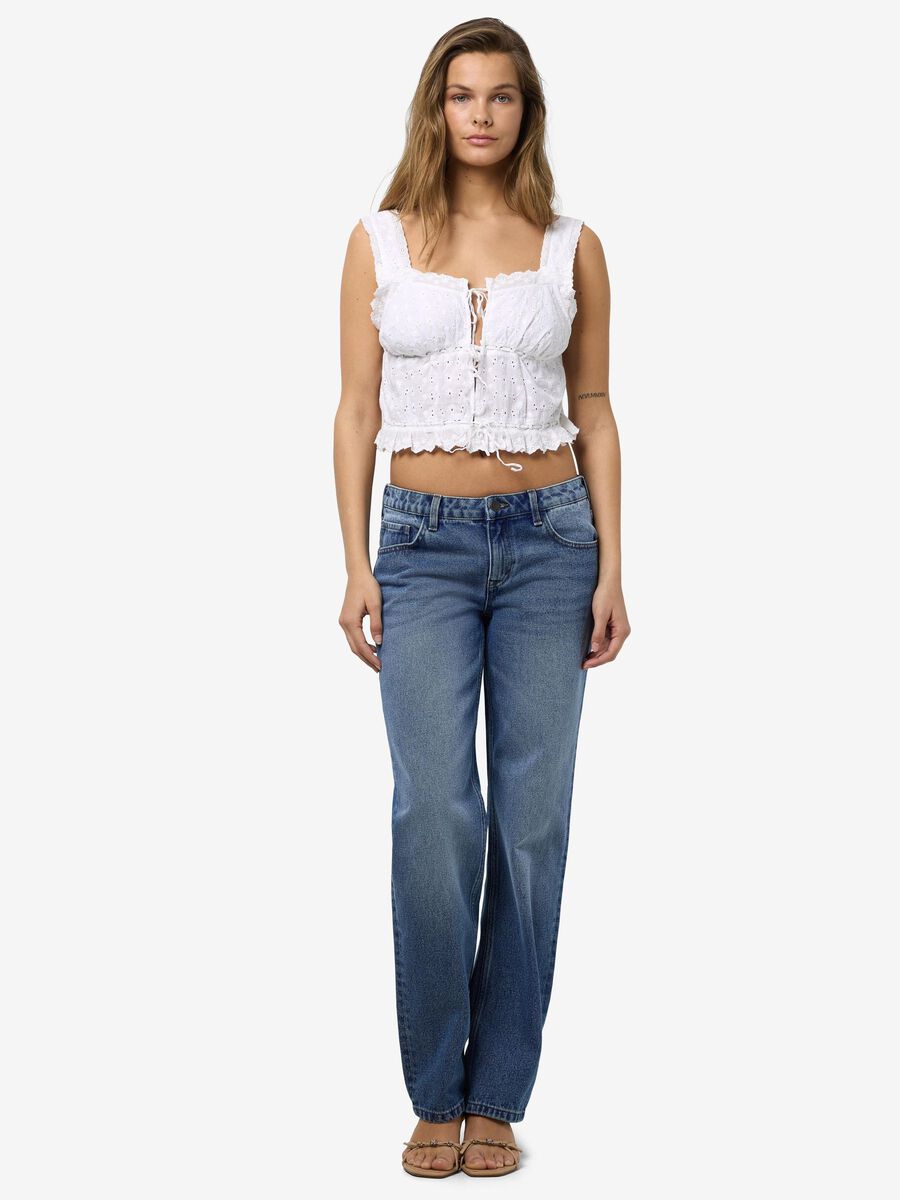 Noisy May BRODERIE CROP TOP, Bright White, highres - 27033962_BrightWhite_004.jpg