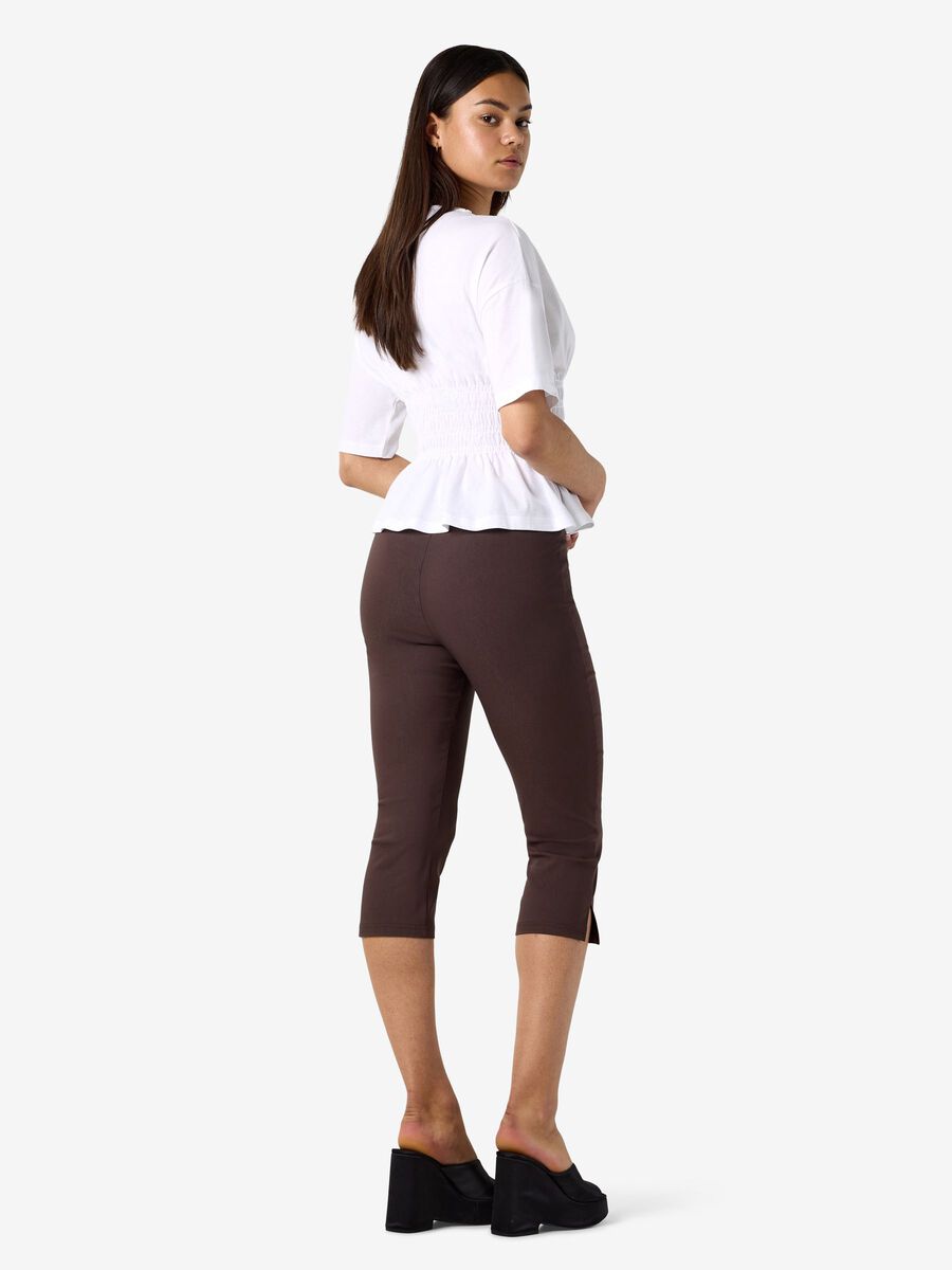 Carousel image 3 NMWAYNE - PANTACOURT PANTALON, Chocolate Brown
