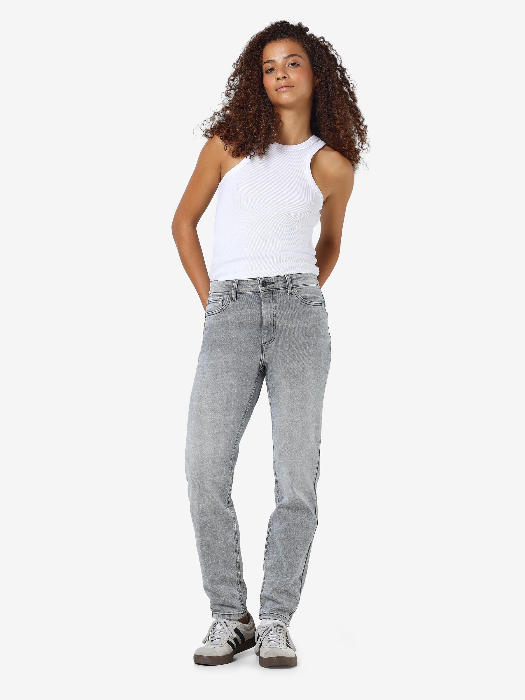 High waisted charcoal jeans clearance