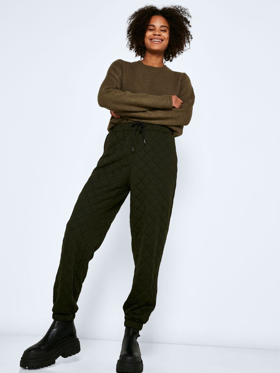 Noisy May QUILTED SWEATPANTS, Rosin, highres - 27018187_Rosin_007.jpg