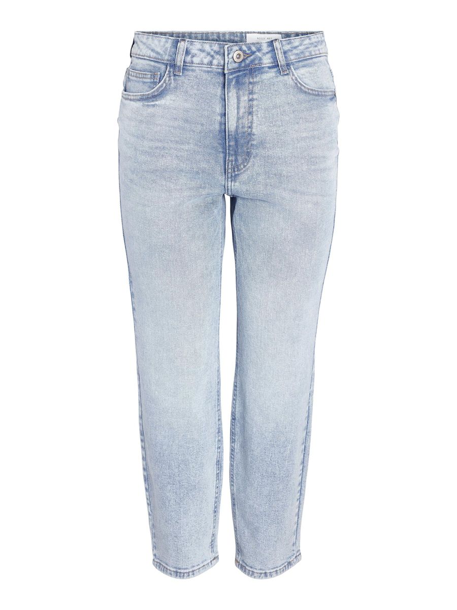 Noisy May NMMONI SLIM FIT JEANS, Light Blue Denim, highres - 27029555_LightBlueDenim_001.jpg
