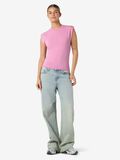 Product image thumbnail - NMLEGA  CAP SLEEVE TOP, Begonia Pink | 4