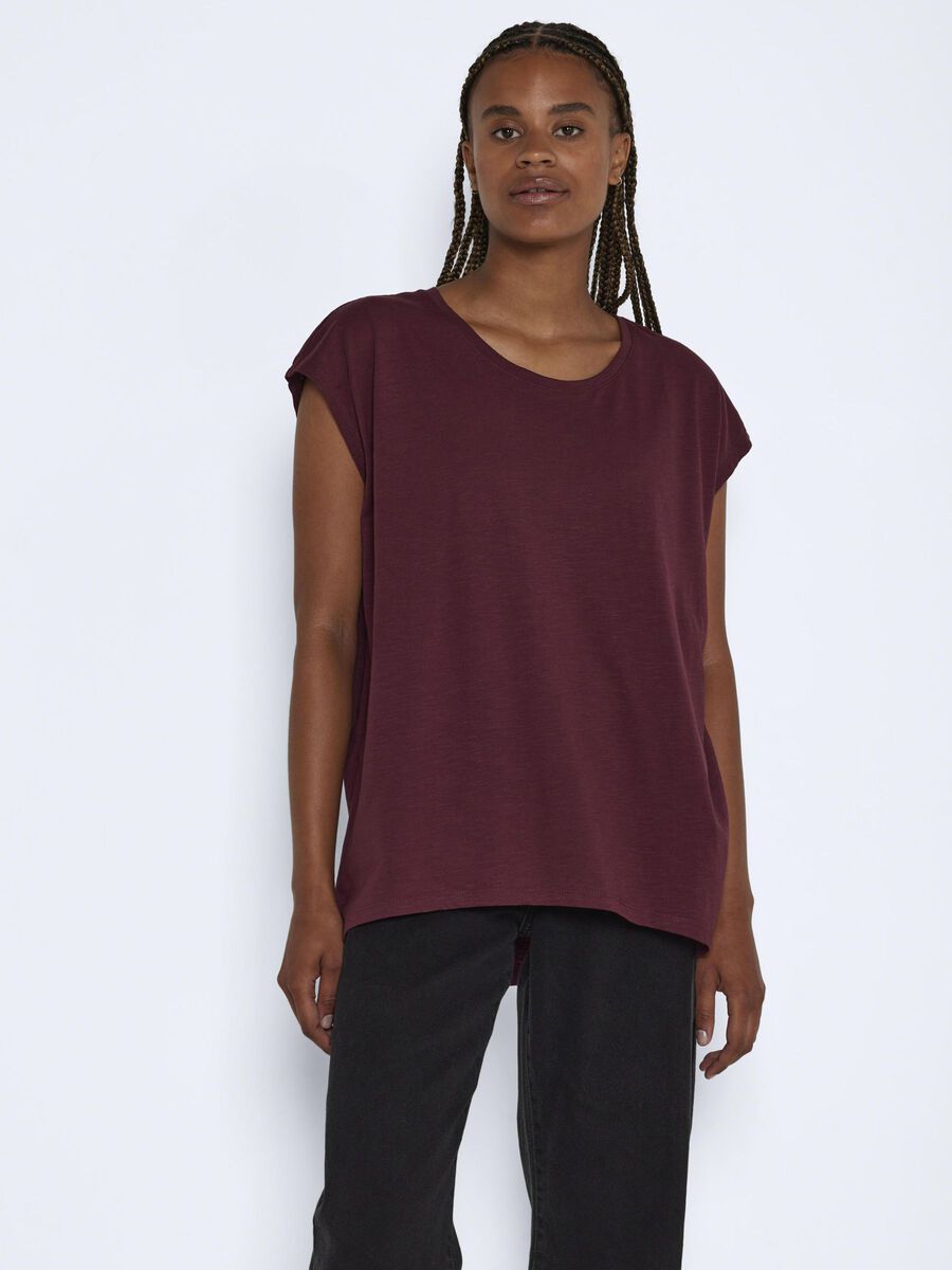 Noisy May OVERSIZE T-SHIRT, Windsor Wine, highres - 27002573_WindsorWine_003.jpg