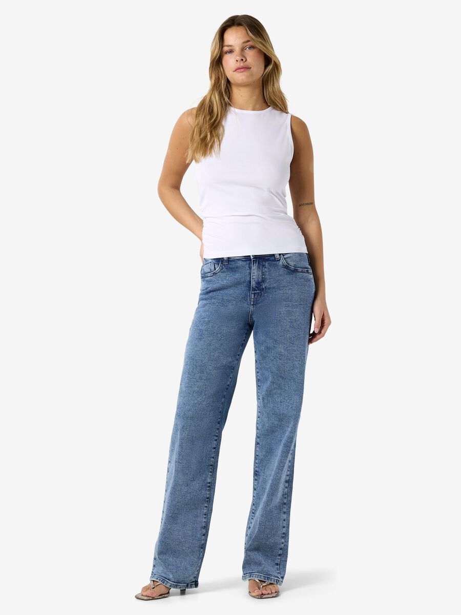 Carousel image - NMMOLLY &Auml;RML&Ouml;S TOPP, Bright White | 4